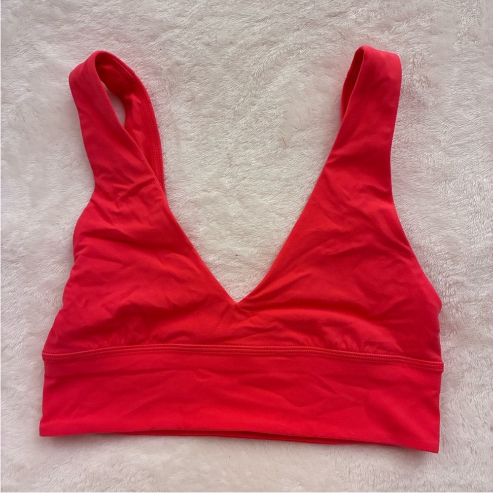 Lululemon Athletica Vivid Red Sports Bra